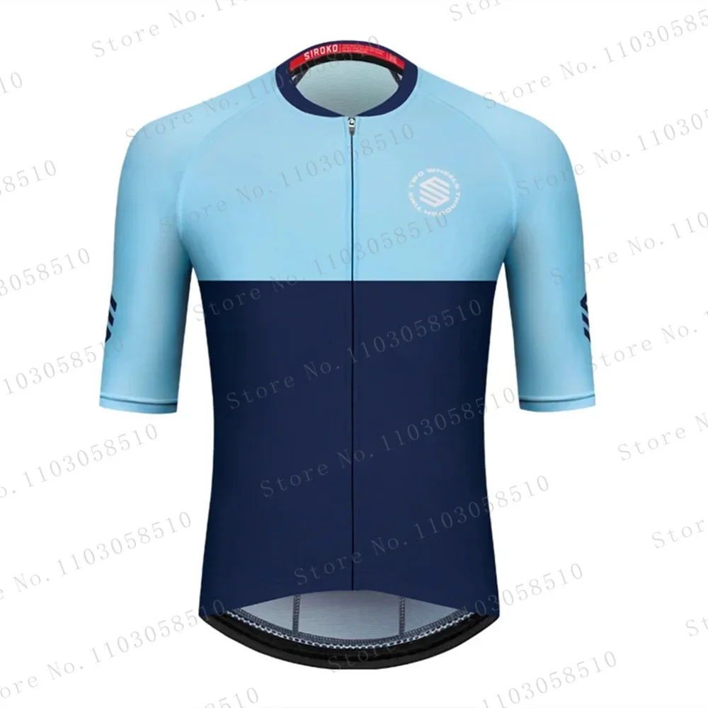 Siroko 2024 Men Summer Short Sleeve Cycling Jersey Bicycle Road MTB bike Shirt Outdoor Sports Ropa ciclismo Clothing Breathable