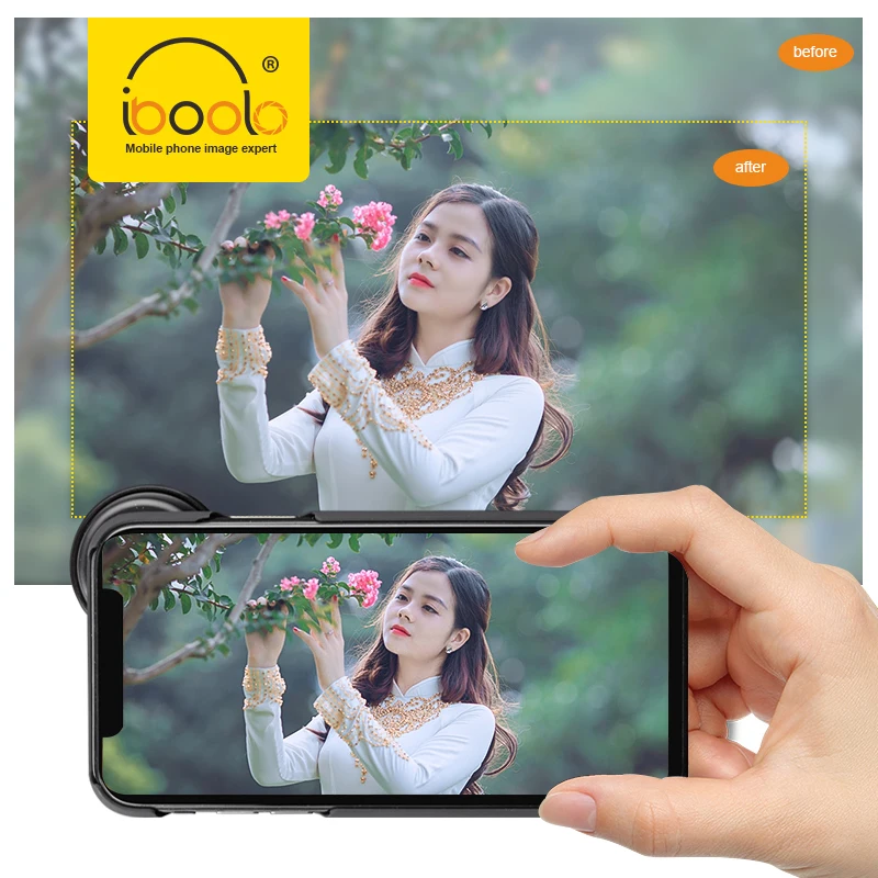 IBOOLO new design full screen 2X telephoto Portrait lens , the best telephoto lens for IPHONE 15 series in the world