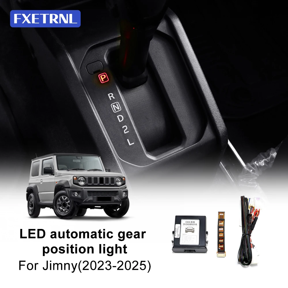 

For Suzuki Jimny 2019-2026 3 Door 5 Door Car Gear Display Light LED Gear Light Interior Auto Accessories Retrofit Automatic
