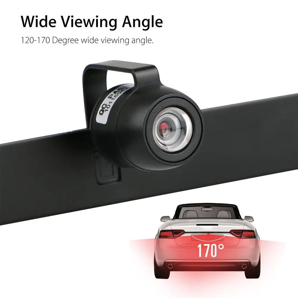 Car Reverse Backup Camera 170-degree Wide Viewing Angle    Night   Rear View Parking Cam Donation Camcorder