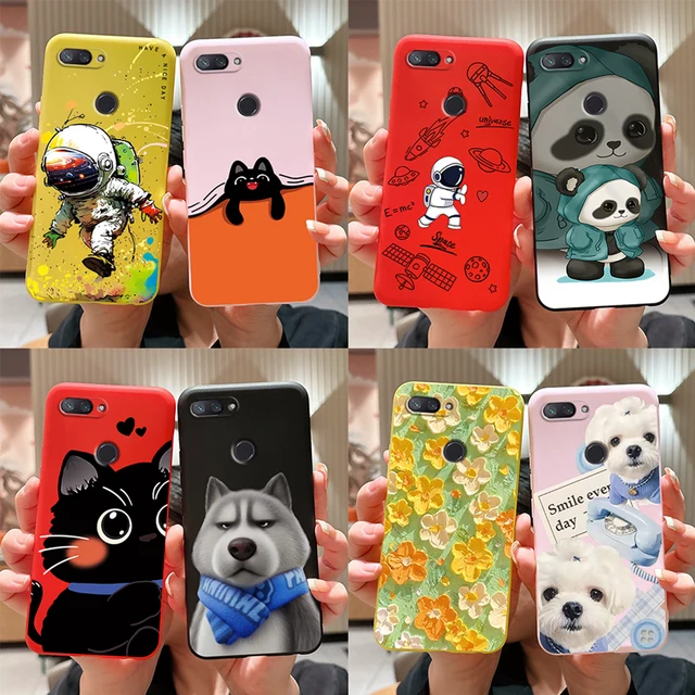 Etui na telefon Xiaomi Mi 8 Lite Fashion Astronaut Flower Miękkie silikonowe etui na telefon Xiaomi Mi 8 / Mi8 Lite Tpu Cover Protector Capa