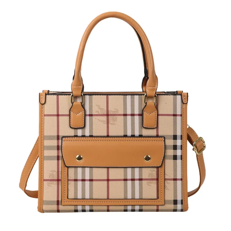 

​2025 SS Premium Leather Crossbody Bag, Designer-Inspired Convertible Shoulder Purse for Women, Elegant Day to Night Tote