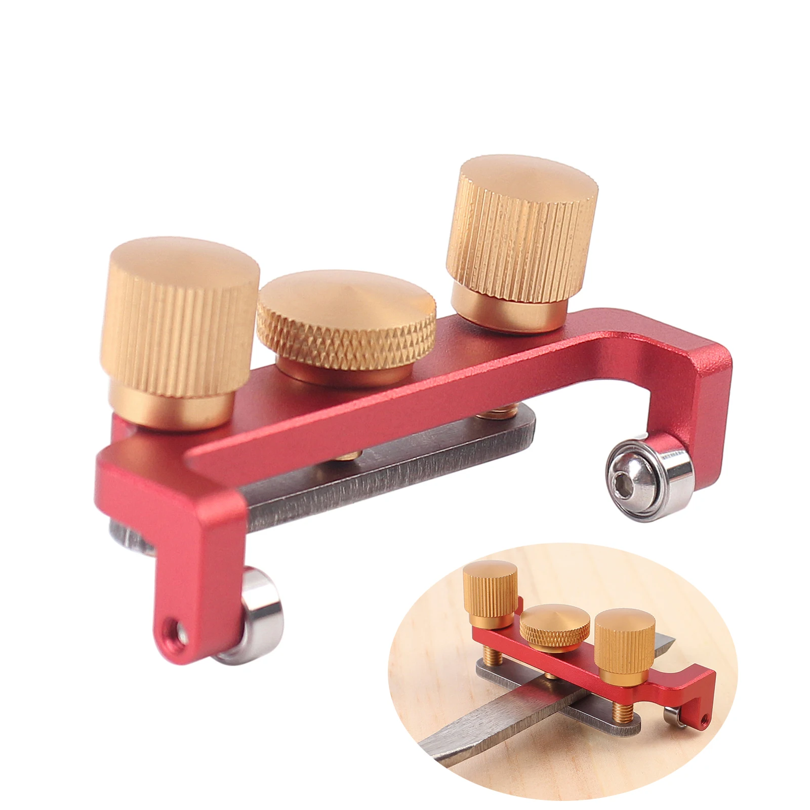 Aluminum Professional Fixed Angle Sharpener Knife Sharpening Frame Whetstone Grinder Sharpening Tools For Planer Chisel