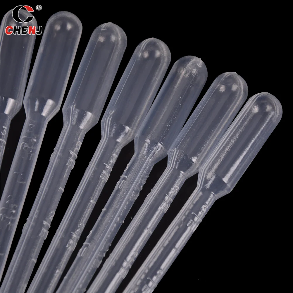 Pipetas Plásticas Descartáveis, Squeeze Transfer Pipettes, Conta-gotas para Molde De Silicone, Artesanato De Resina Epóxi UV, Fazer Jóias, 3ml, 20Pcs