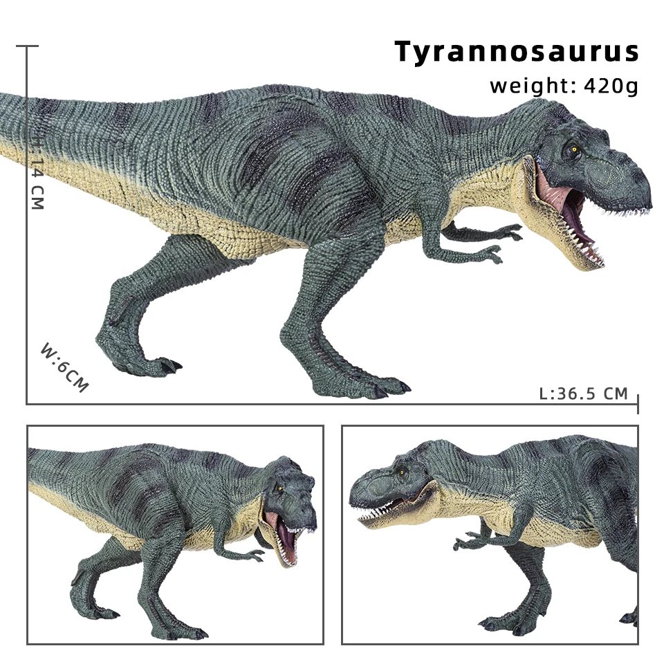 Hitwo prä historische Jurassic Indominus Rex Action figuren offenen Mund wilde Welt Tiere Modell PVC hochwertige Spielzeug für Kinder Geschenk – Detail 11
