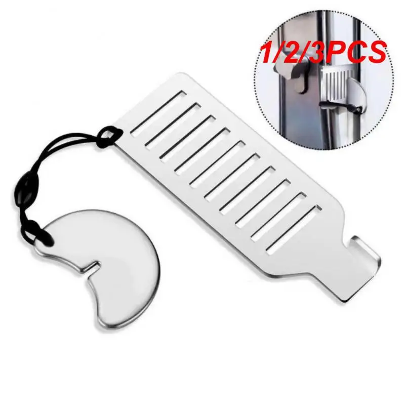 1/2/3PCS Door Lock Security for Travel | Heavy Duty Portable Door Lock Stoppers | Hotel Door Jammer Home Security Lock