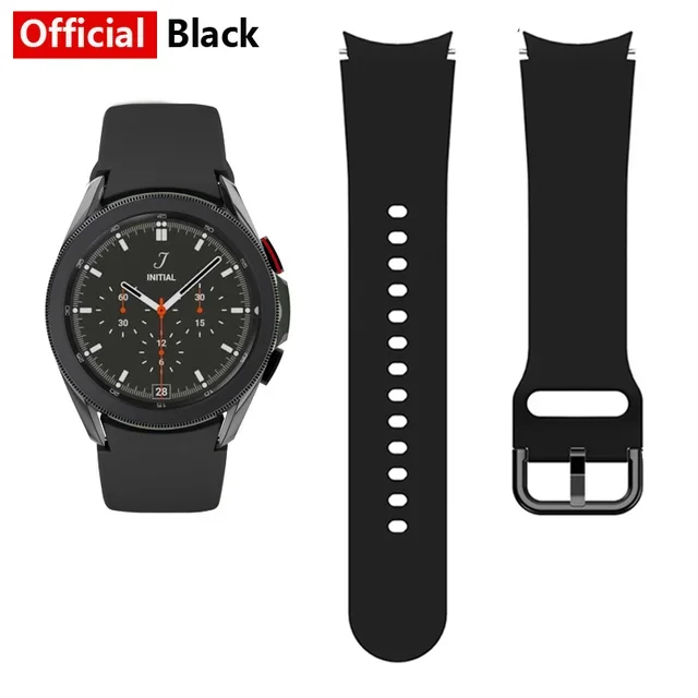 Silicone Strap For Samsung Galaxy Watch 7/6/5/4 44mm 40mm Pro 45mm Bracelet Wristband Galaxy Watch 6 4 Classic 46mm 47mm Correa