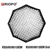 TRIOPO 55cm 65cm 90cm 120cm Softbox Honeycomb Grid for Foldable Softbox Octagon Umbrella (Grid Only)