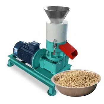 

OEM High Efficiency Wood Pellet Machinery 100-150kg/h Biomass Fuel Pellet Mill Flat Die Sawdust Granulator With Electric Motor