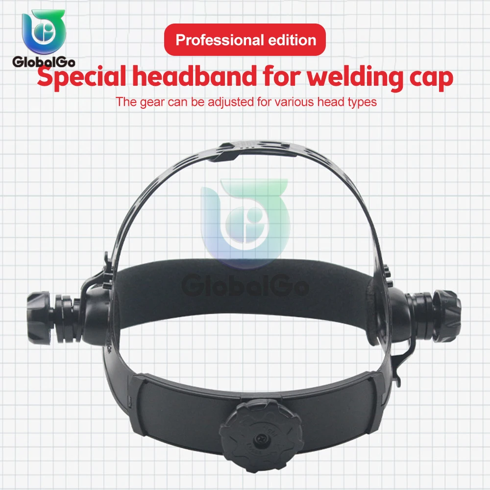 Solar Auto Darkening Welder Mask Accessories Square Hole Welding Wearing Helmet Headband