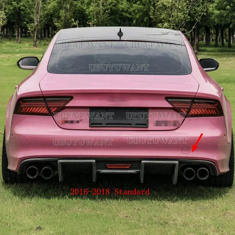 

For Audi A7 Carbon Fiber/MATT BLACK/GLOSSY BLACK Rear Bumper Diffuser Lip Spoiler High Quality Car Accessories 2011 2012-2018