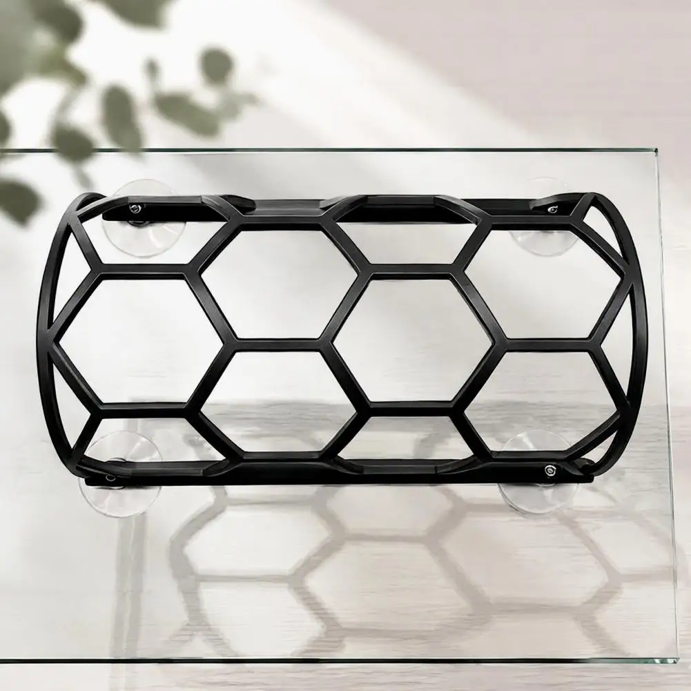 Non- Supplies Honeycomb Climbing Shelf with Suction Cups Snake Tunnel Hide Platform Terrarium Wall Decor for Ball Python Lizard