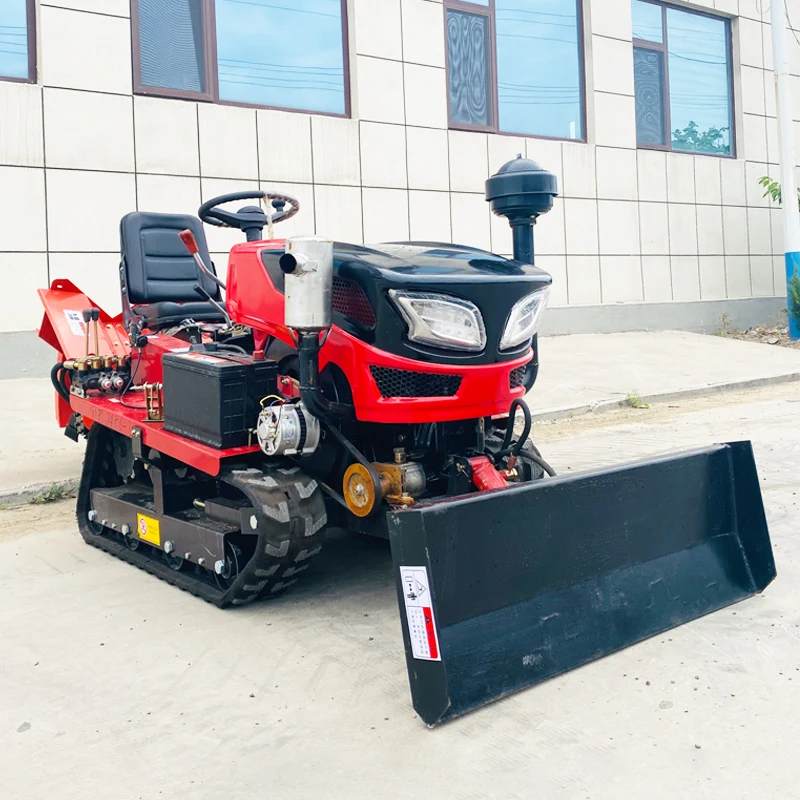 

Индивидуальные дизельные гусеничные тракторы мощностью 25 л.с. для сухой земли, сельскохозяйственных работ, посева на рисовых полях, роторные культиваторы