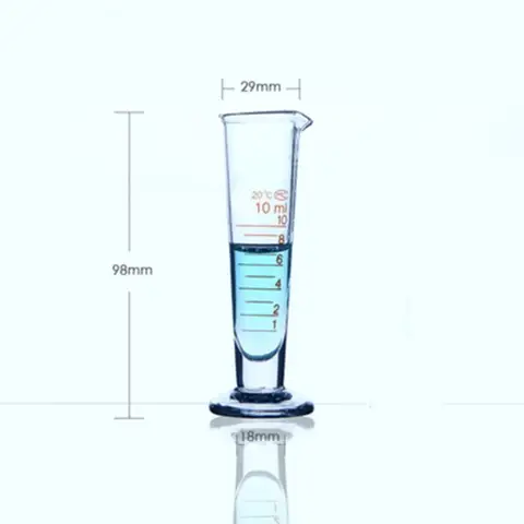 하이 퀄리티 실험실 측정 실린더, 체중계 테이퍼 유리, 측정 컵, 실험실 용품, 10ml Best5 하이 퀄리티 실험실 측정 실린더, 체중계 테이퍼 유리, 측정 컵, 실험실 용품, 10ml Best5