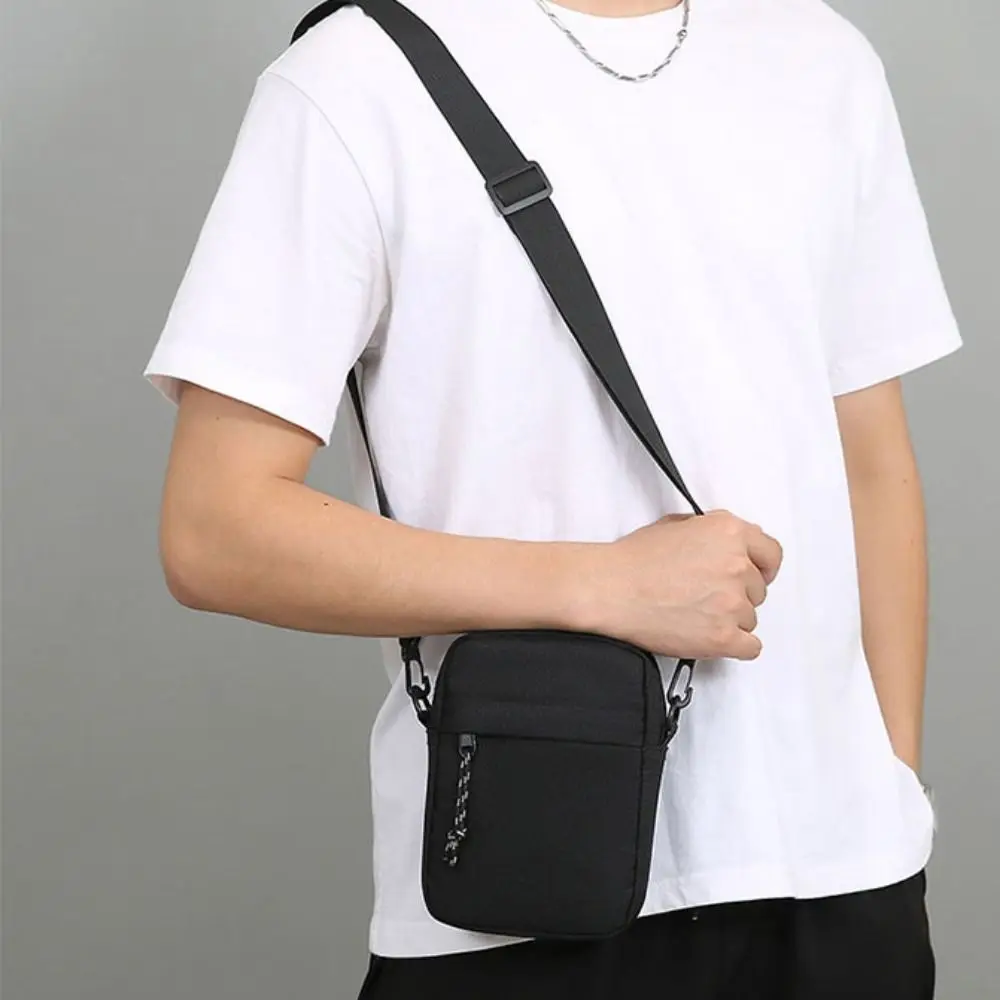 Small Crossbody Shoulder Bag Men Bag Messenger Sling Bags For Men Casual Canvas Small Zipper Crossbody Pouch