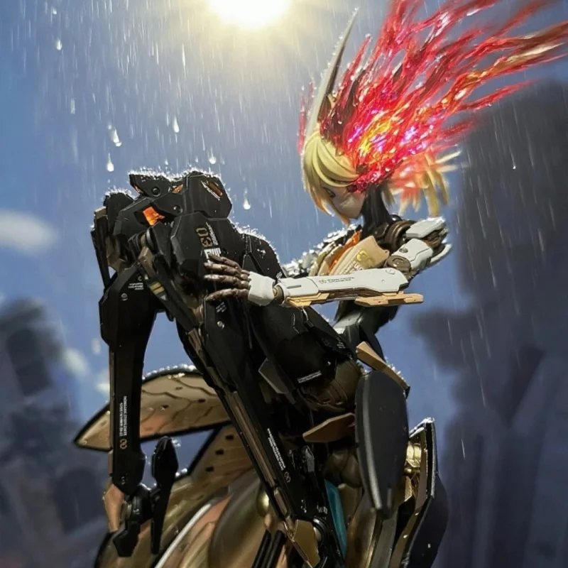 Hemu Line Nuclear Chengzhi Manufacturing Rosa Plan Machine Lady Star Flower Lily Mk3 Model Perakitan National Creation Mech Pre S