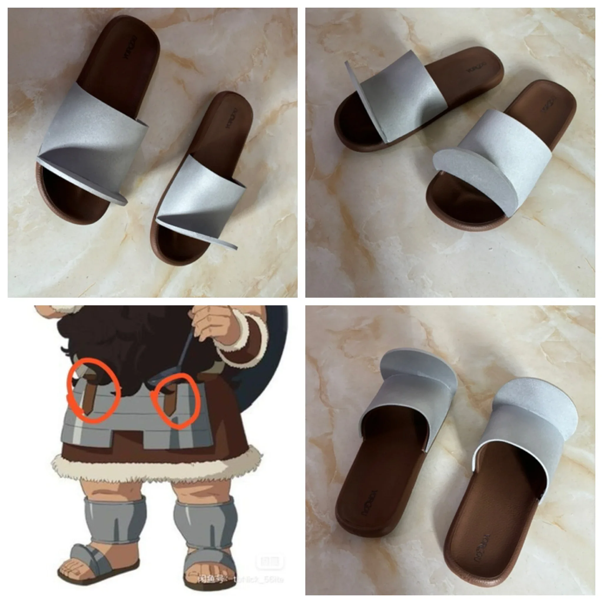 Laios Delicious in Dungeon  Slippers Prop Cosplay Props Halloween Christmas Party Props for Comic Show