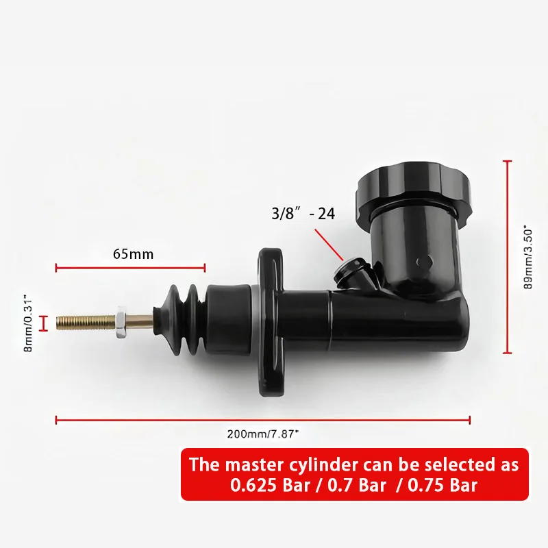 0,75 0,7 0,625 Allgemeiner Rennwagen-Kupplungsgeberzylinder für Drift-Hydraulik-Handbremse – Detail 5