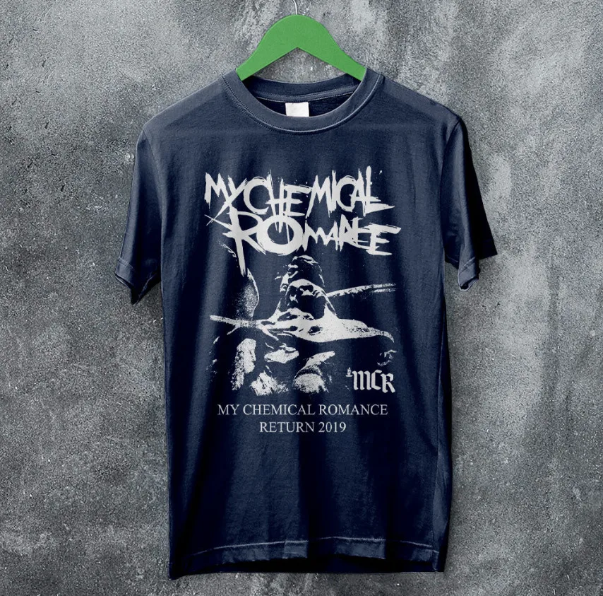 تي شيرت VTG My Chemical Romance 2019 Tour مقاس S-5XL