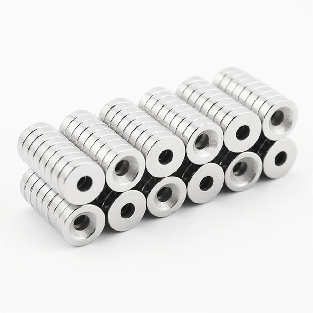 10x3-3 Round Countersunk Neodymium Magnet 10x3 Hole 3mm N35 Powerful Strong Magnets 10*3-3 mm 10*3 With M3 screws