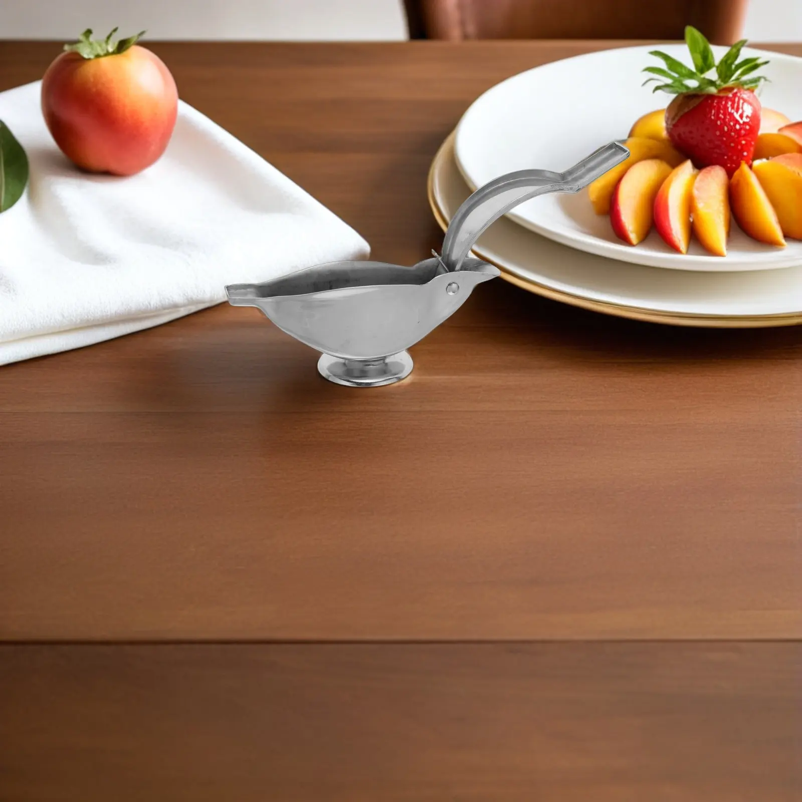 Espremedor manual de frutas, espremedor de frutas de aço inoxidável resistente, espremedor de citrinos para limão e laranja, ferramenta de cozinha portátil