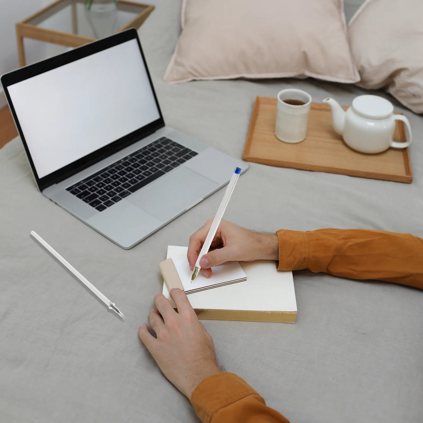 

100Pcs 0.5mm Gel Pen Refills Slim Clean Writing School Office Supplies Pen Refills Stationery Writing Supplies