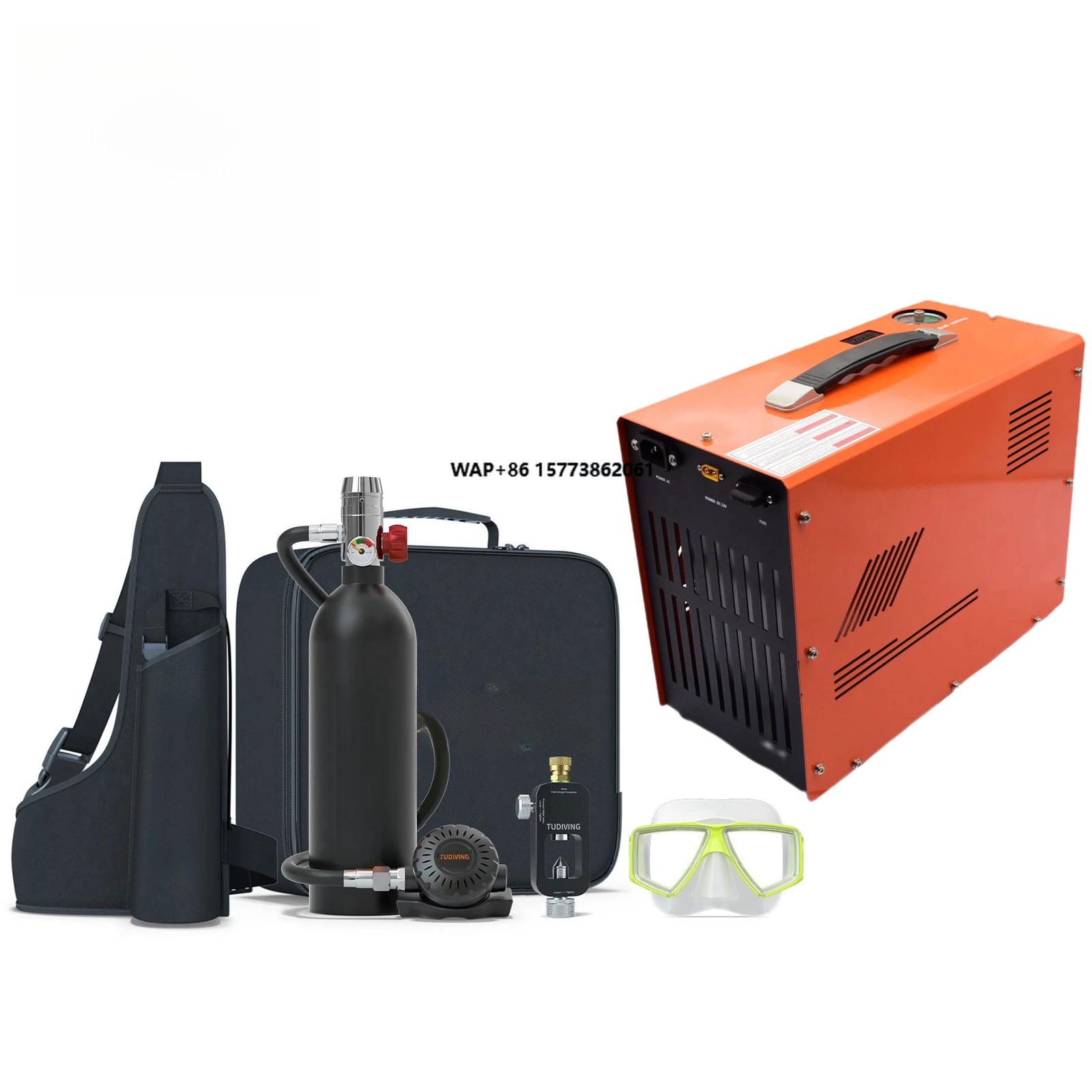 

Mini Portable Hot Sale 1L Water Sports Scuba Diving Bottle Kit Snorkeling Tank Air Compressor Scuba Diving Equipment