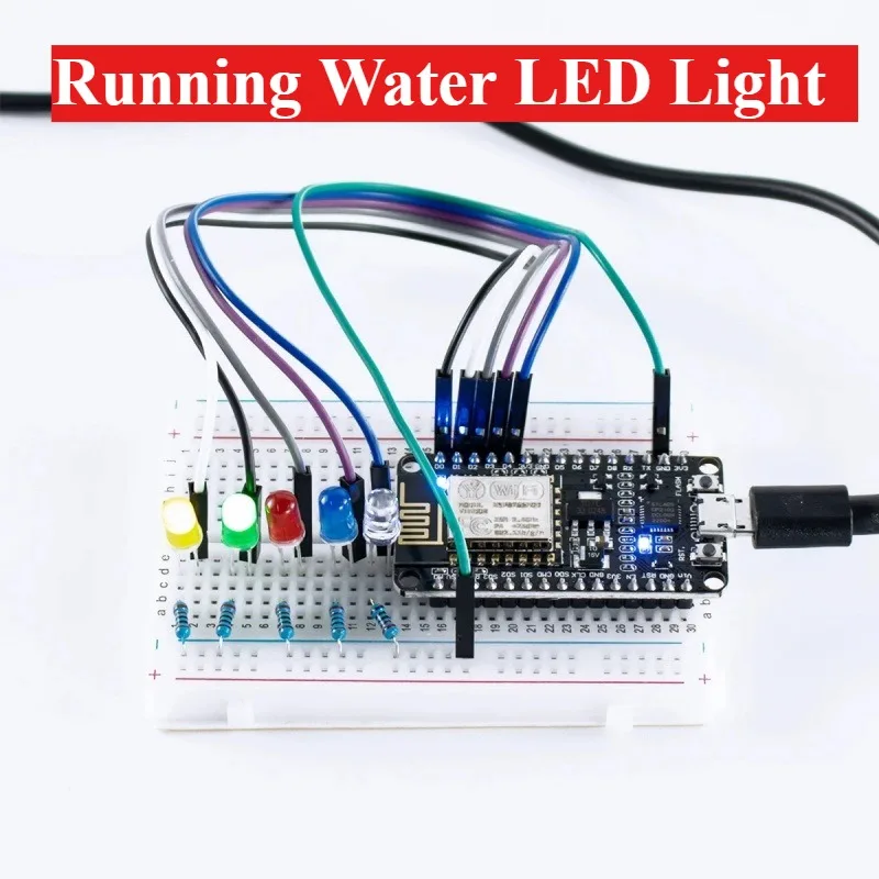 ESP8266 Starter Kit scheda di sviluppo WiFi IoT per Arduino con sensori breadboard Cicalino LED Progetto di automazione domestica intelligente