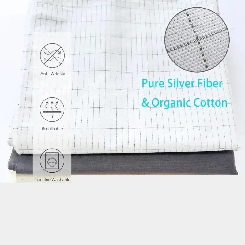 Antistatic Earthing Bed Sheet with Conductive Silver Fiber Release Stress Technology Grounding Sheet for Improved Sleep Quality
