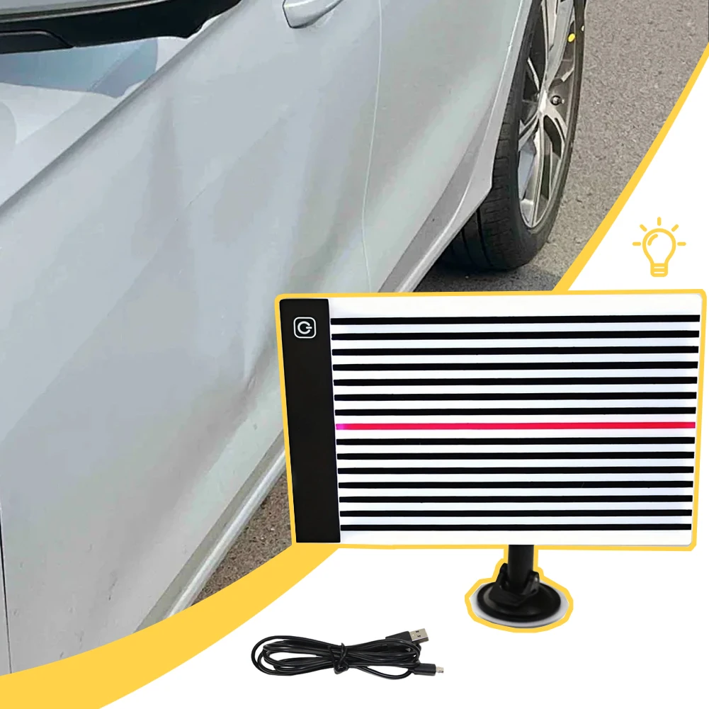 

LED Reflector Line Board Light Car Body Dent Detector Paintless Dent Removal Checking Line Board Light for Car Depression Repair