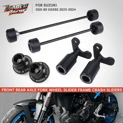 2025 GSX-8S GSX 8S 2023 2024 Motorcycle Frame Sliders Crash Protector For Suzuki GSX8S Engine Crash Bobbin Pad Fairing Guards