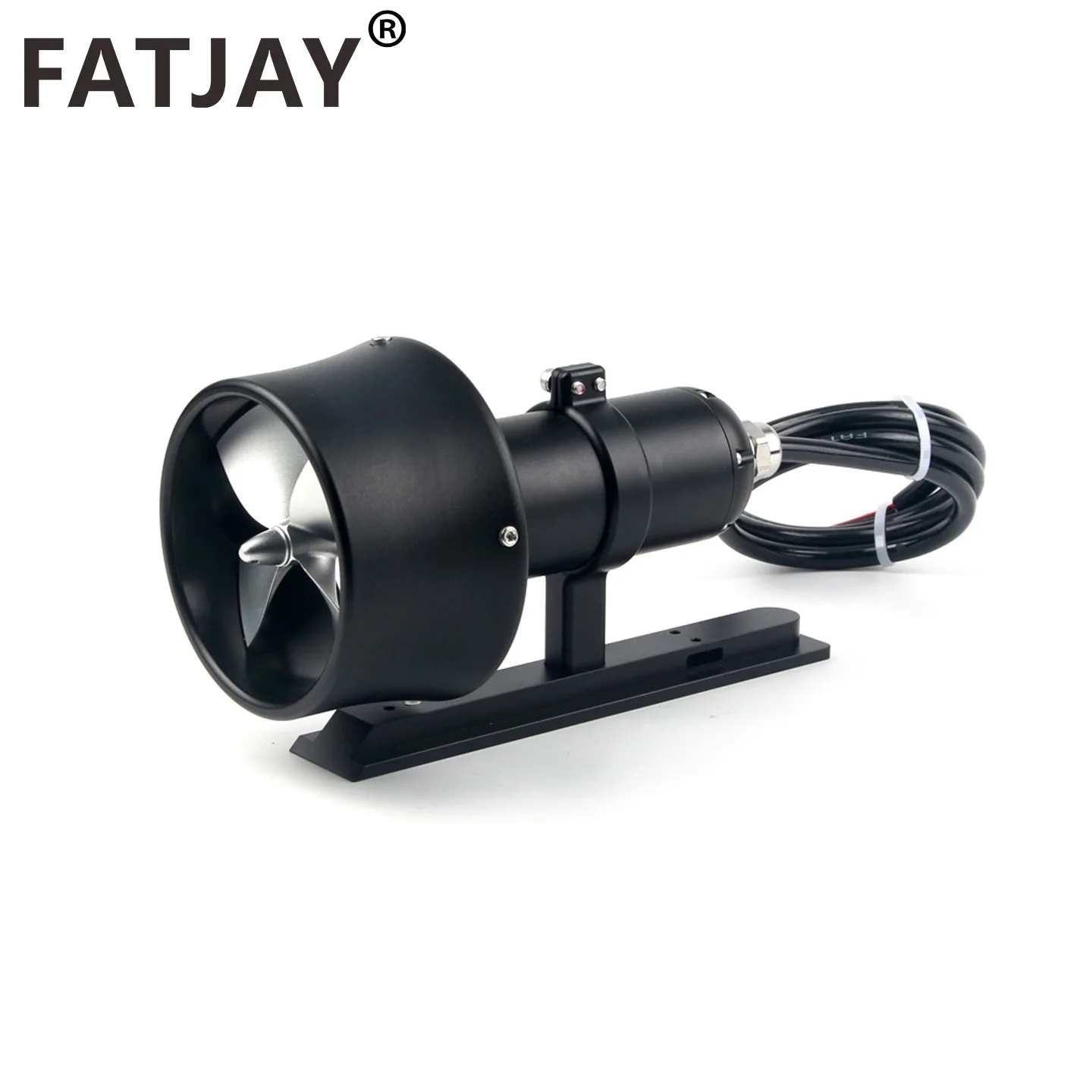 

FATJAY KYI-8ET-SUP 6S 24V 9KG Thrust Underwater Thruster Waterproof Brushless Motor with Metal Propeller for E-skateboard ROV RC