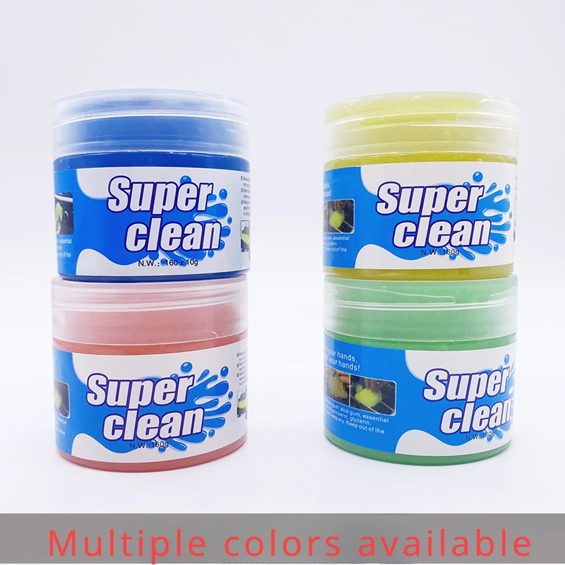 

160G Super Dust Clean Clay Dust Очиститель клавиатуры Slime Toys Чистящий гель Автомобильный гель Грязевая шпатлевка Комплект USB для чистки ноутбука Клей