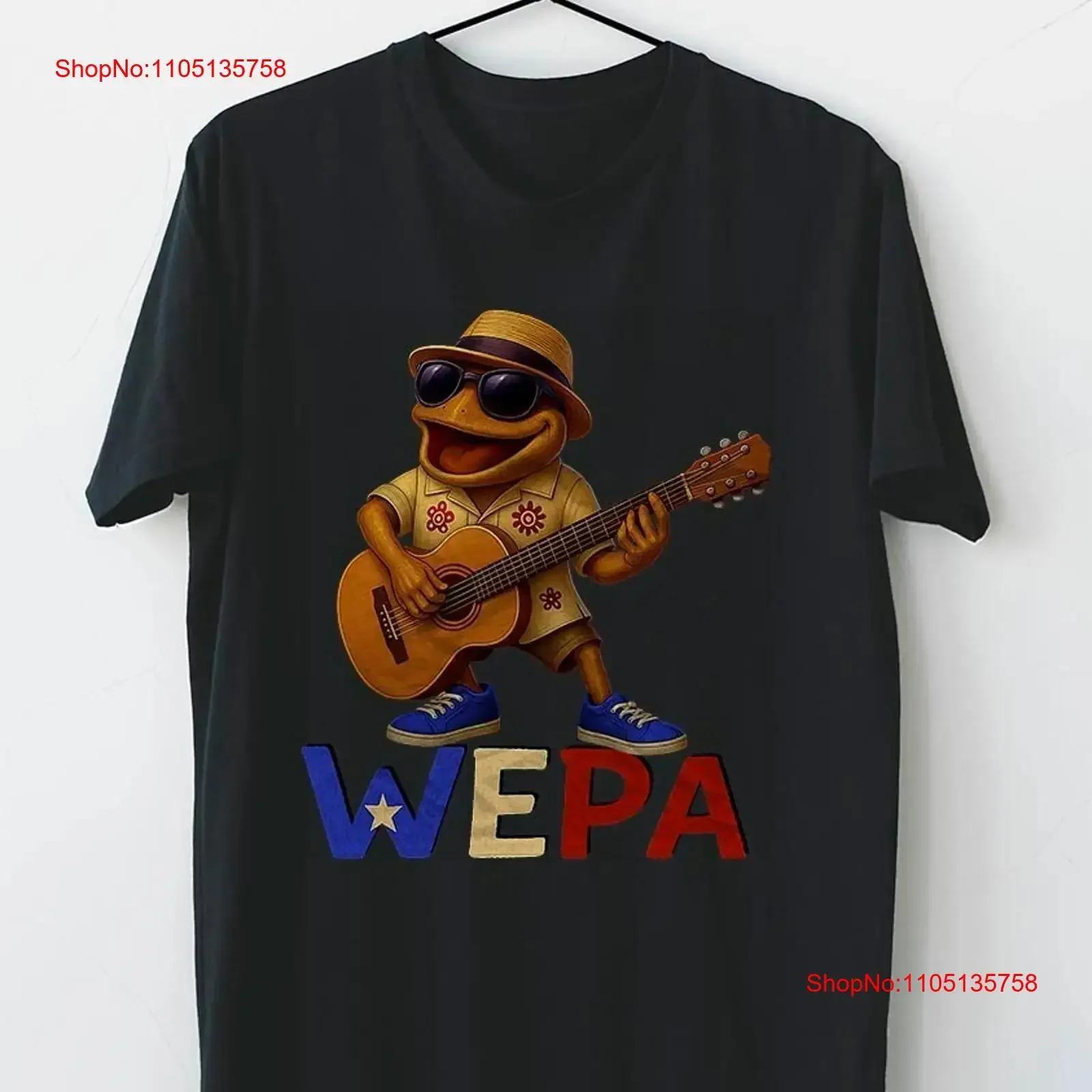 

Игра на гитаре Coqui Boricua Puerto Rico Wepa Taino Африканская футболка винтажная стираная повседневная модная дышащая дизайнерская одежда