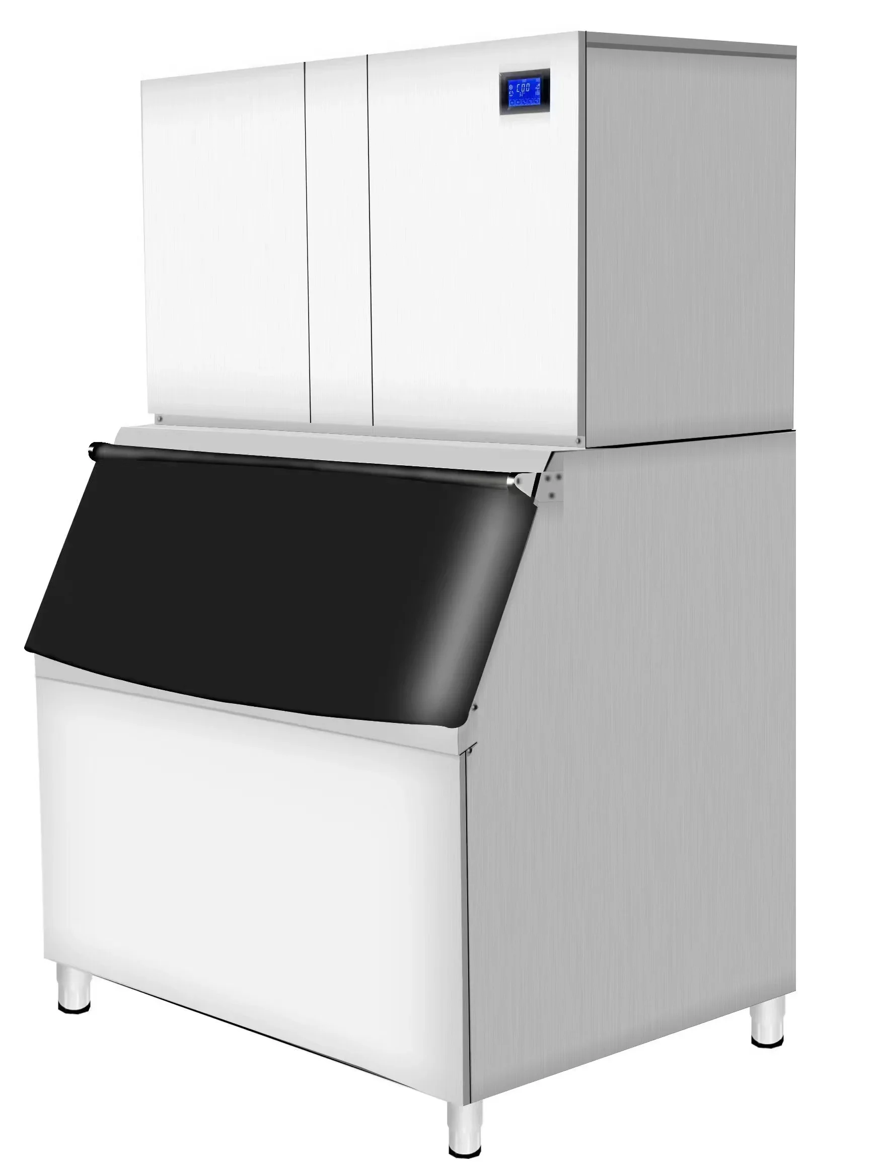 

-Manufacturer's best-selling 1000KG square ice coffee KTV restaurant coffee shop ice maker commercial ice maker