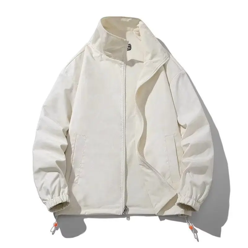 Bandanna Men's Windbreaker Jackets Spring Summer Reversible Varsity Jackets Vintage Track Jacket Japanese Fashion Men Clothing