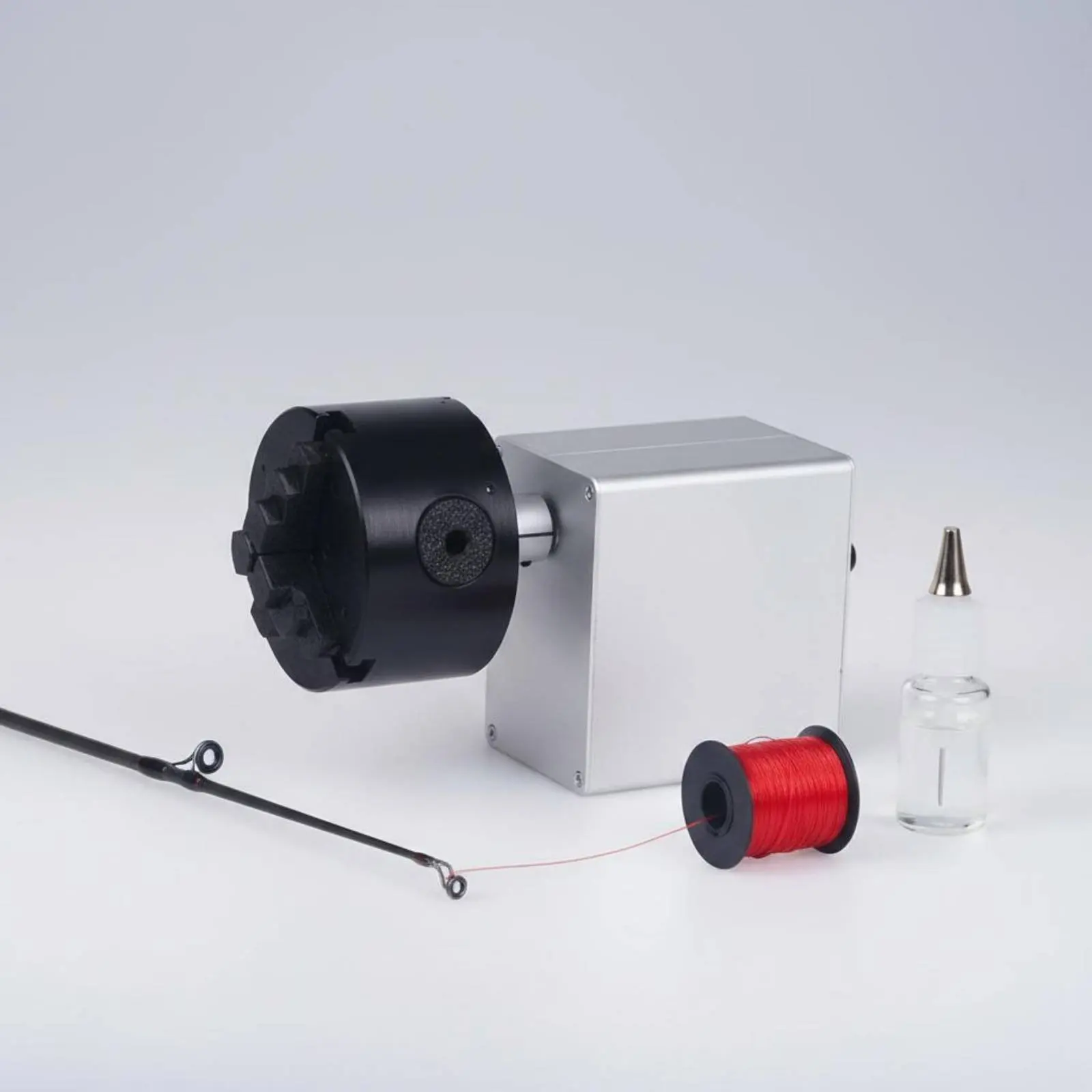 

Rod Building Epoxy Finishing Machine Adjustable Speed DIY Fishing Rod Modification Machine Fishing Pole Building Tool for Garage