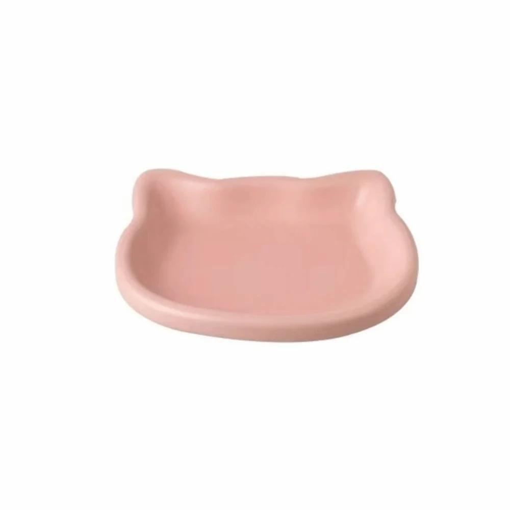 1/4 szt. Urocza miska dla kota w kształcie kota, plastikowa, antypoślizgowa, zapobiegająca wypadaniu, miska na karmę dla kota, naczynie na karmę dla zwierząt, karmnik dla zwierząt — 2