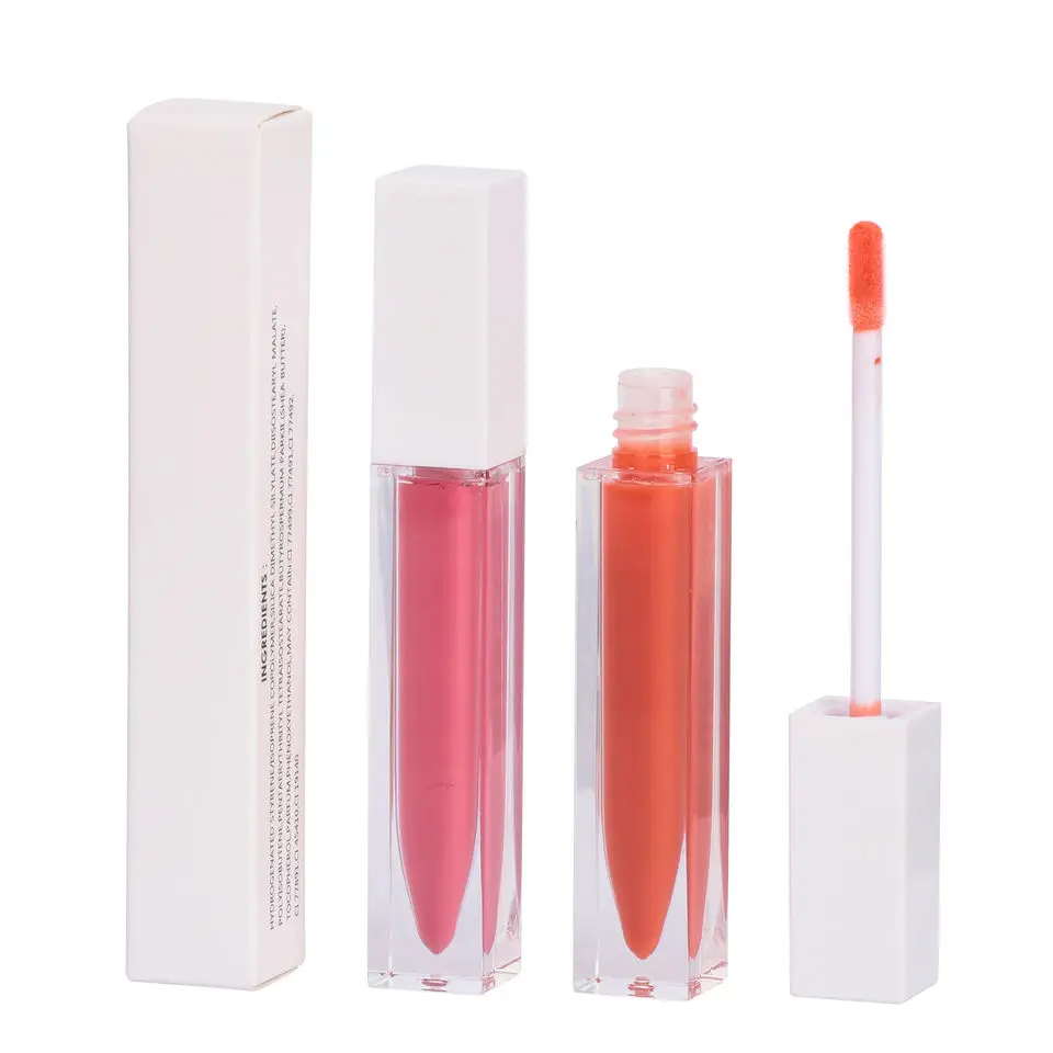 

180pcs Lipgloss Private Label Custom Logo Wholesale Matte Liquid Lipstick Waterproof White Tube Pigment Glossy Lip Gloss Vendor