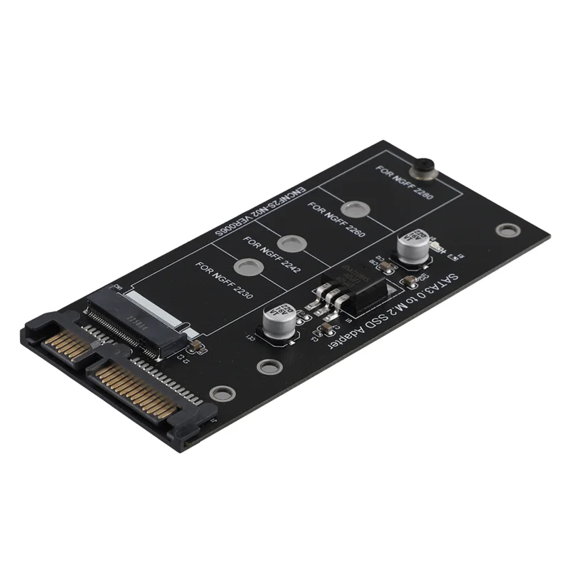 Letnia Wyprzedaż M2 NGFF SSD na SATA 3.0 2.5\", Adapter Konwerter Karty Riser M.2 SSD do PC Laptopa, Dodatkowa Karta do 6Gbps