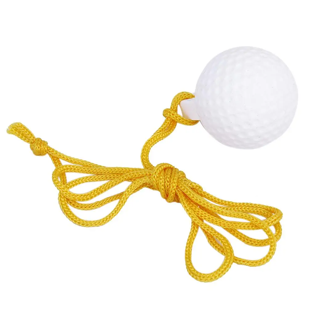 Golf Practice Ball & Rope Lanyard Hit Swing Training Aid Accessory