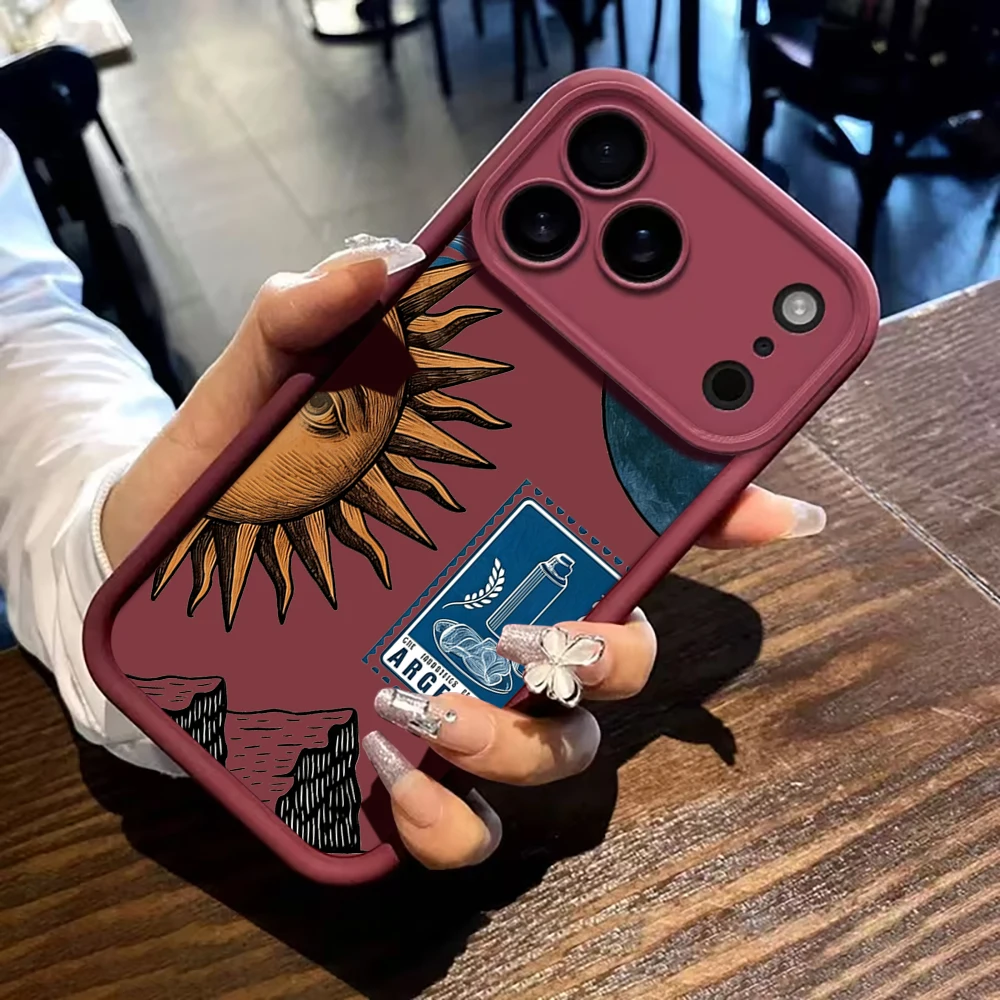 Luxus-Silikonhülle mit Sternen- und Mondmotiv für iPhone 16 13 11 17 Pro Max Hüllen iPhone 12 13 ProMax 14 15 Plus 7 8 XS XR Stoßfeste Schutzhülle – Detail 8