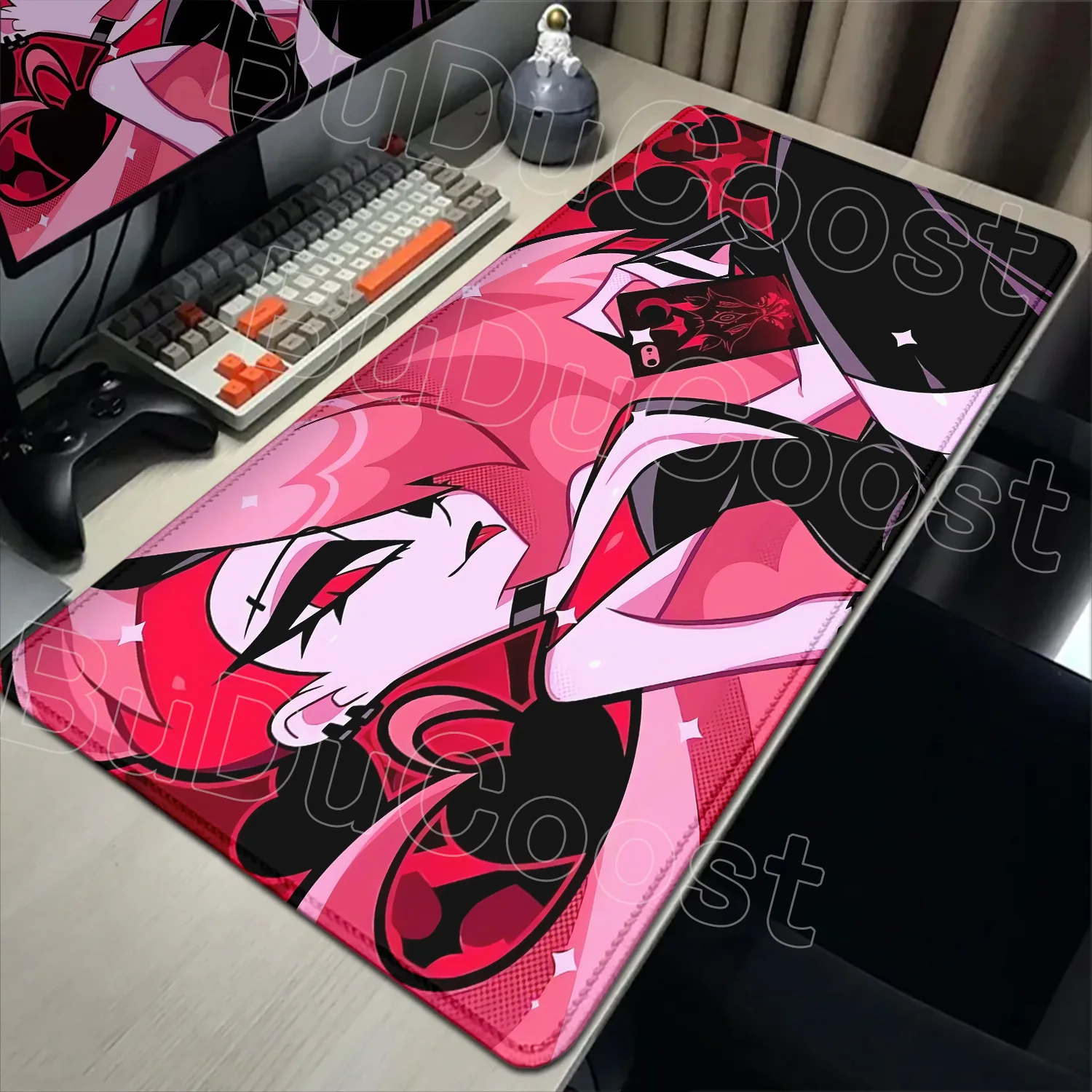 

New Selected 30 Picture Anime Hazbin Hotel Mouse Pad Rubber Non-slip Computer Keyboard Mat Large XXL Desk Pad PC Carpet Mousepad