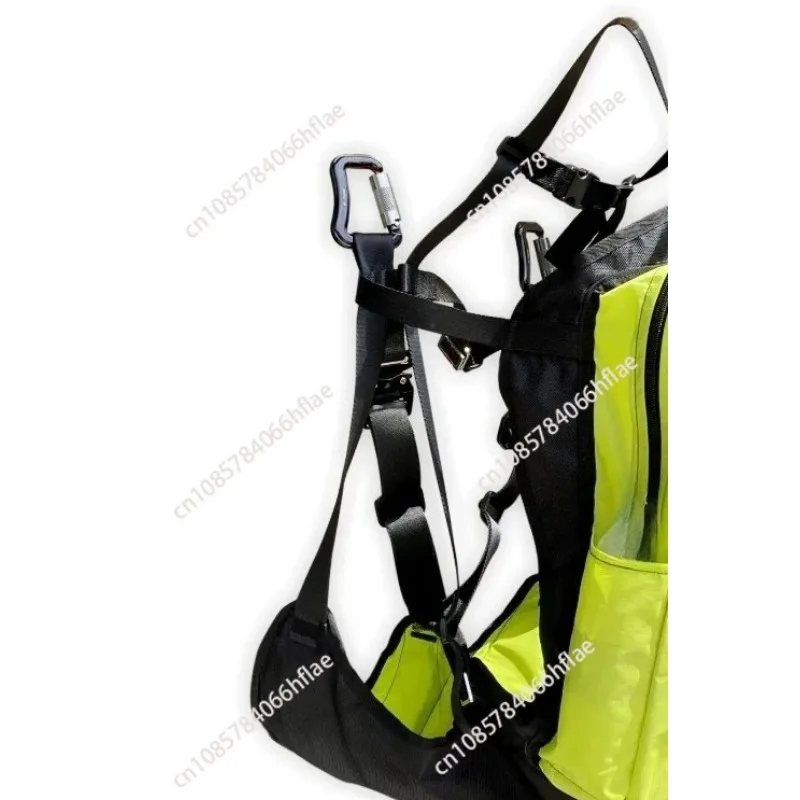 Paragliding training bag ground fighting parachute skating, split leg type ultra-light reverse flip backpack  without main hook