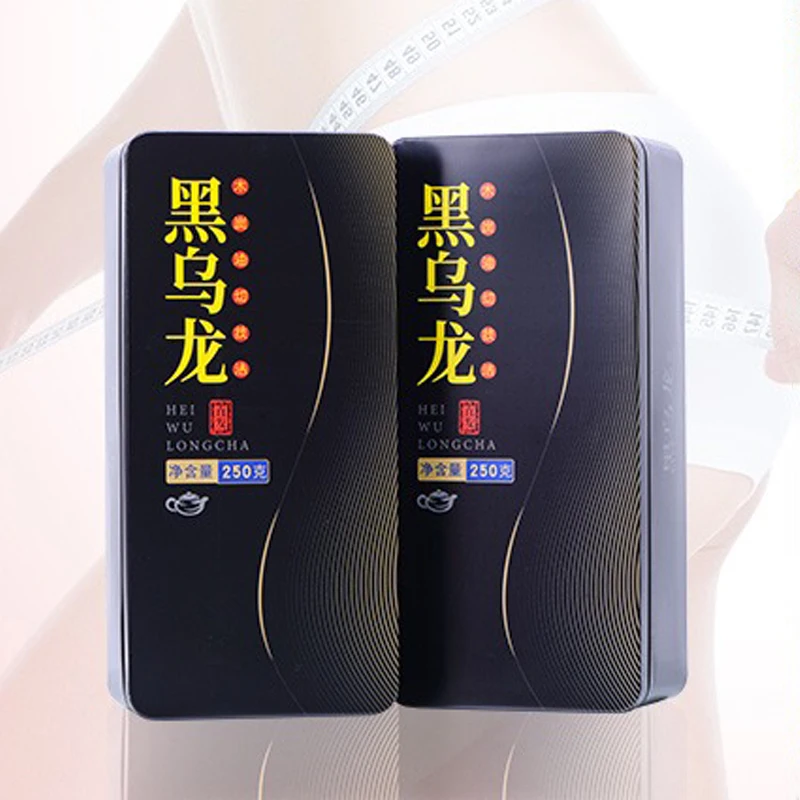 Black Oolong Tea Box Box Independent Packaging 250g Chinese Vacuum Plastic Package Bags Droshipping