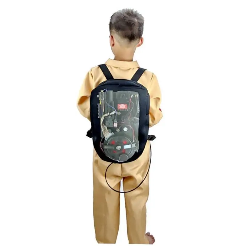 Ghosusters ローリーンコスチューム 子供用 男の子 ストリート スレ 3D Aラインスカート オルト スベ ラウンドネック シングルボタン留め