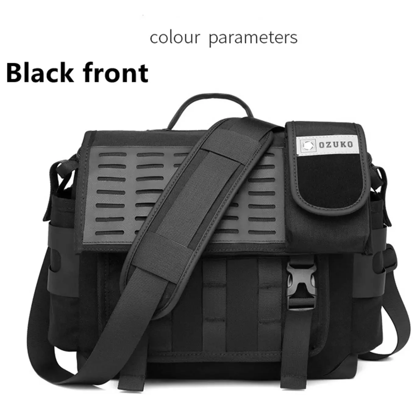 Man Single Shoulder Crossbody Bag Travel Handbag Student Schoolbag Laptop Computer Messenger Storage Leisure Pack High Capacity