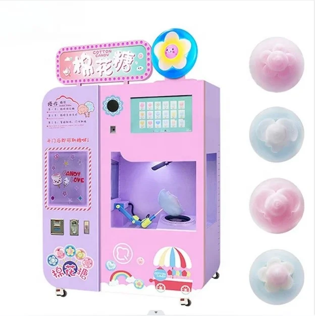 Automatic Stick Candy vending machine Electric Cotton Candy Vending Machine For Sale