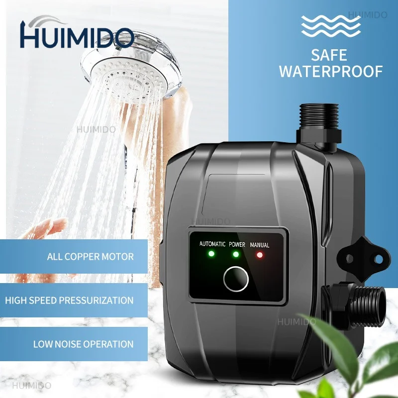 110V/220V Frequency Conversion Automatic Household Booster Pump 24v Small Water Heater Shower Tap Water Pump 150P