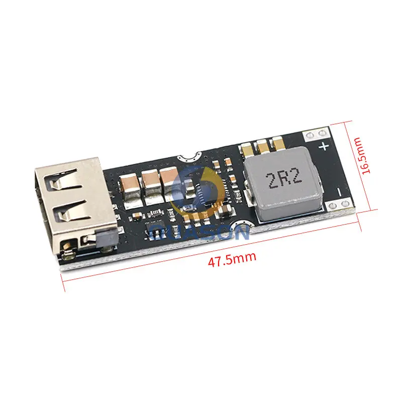 Single Cell Lithium Battery Boost Power Module Board 3.7V 4.2V Liter 5V 9V 12V USB Mobile Phone QC Fast Charge QC2.0 QC3.0